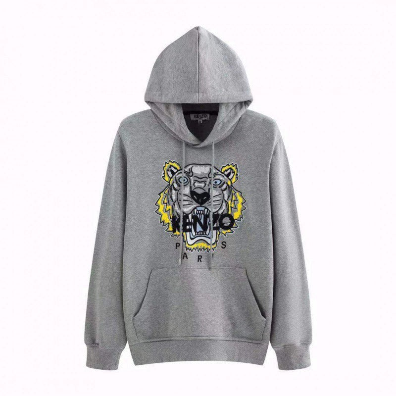 Amuro tiger head print hoodie unisex g26
