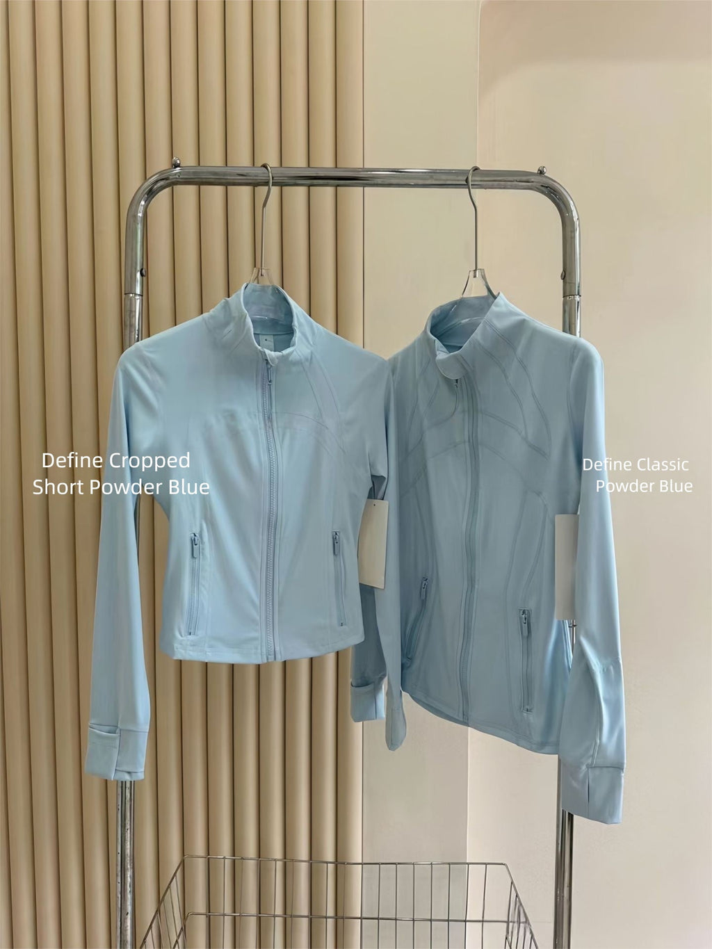 Lulu Short Define Same Style Yoga Jacket Spring Summer Stand Collar Women's Jacket Stretch Slim Fit Sports Fitness Long Sleeve Top