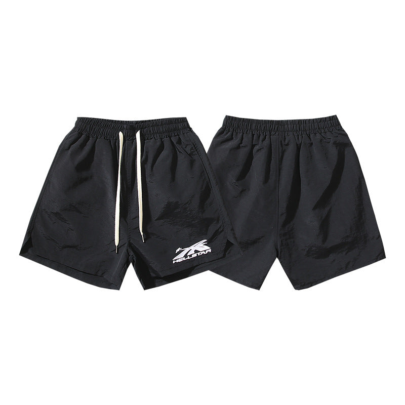 Washed Vintage Casual Shorts 2026 Summer New European and American Trendy Brand Five-Point Shorts