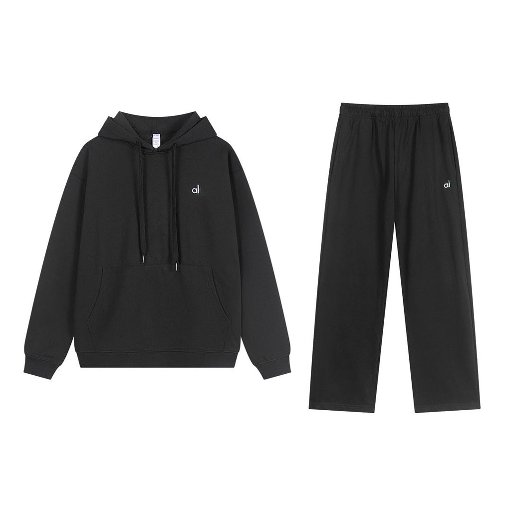 A-L-O Oversized Heavyweight Zip Hoodie Terry Fleece Streetwear Jacket