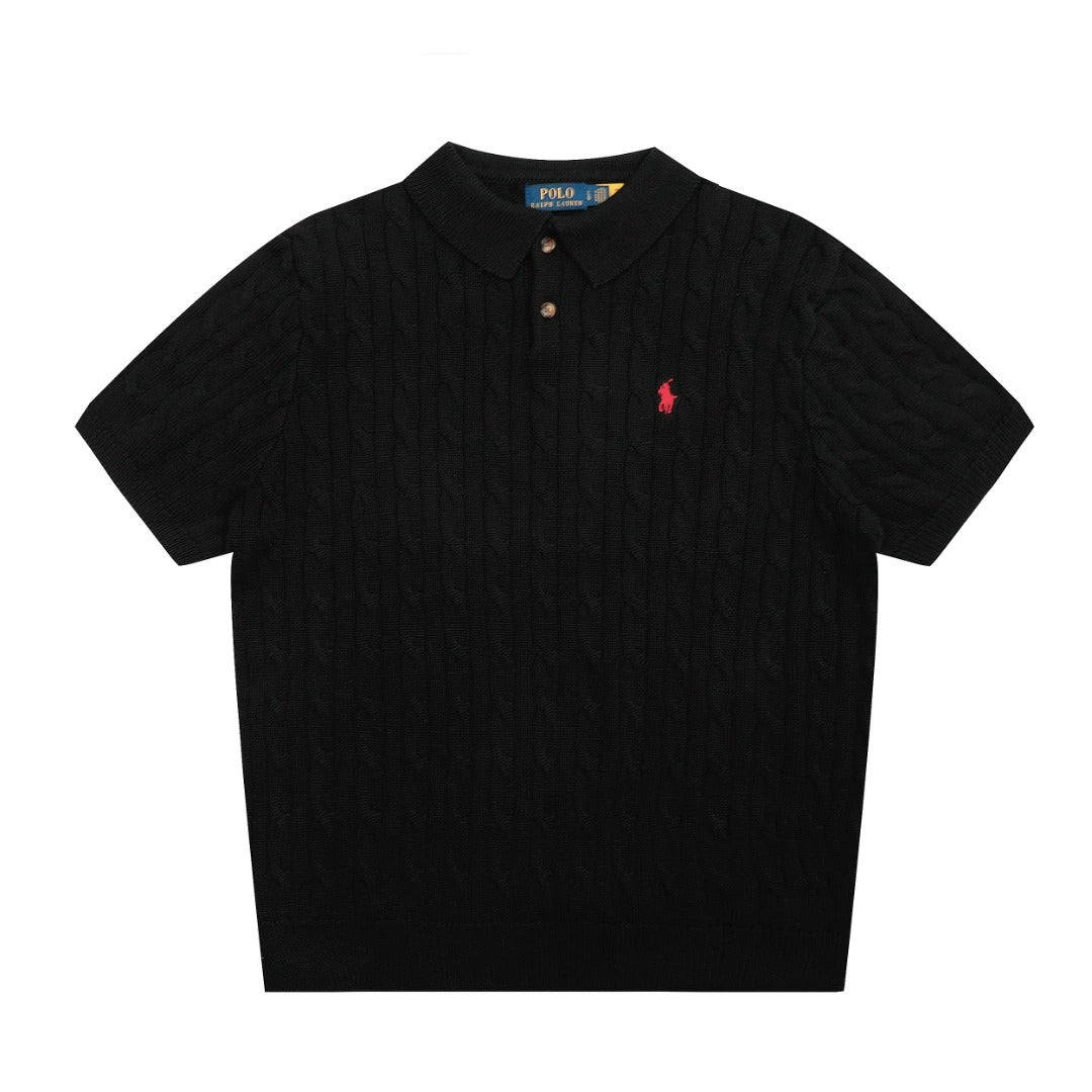 Ralph style pony logo embroidered polo knit g6