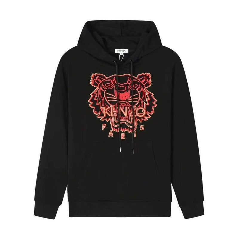 Amuro tiger head print hoodie unisex g7