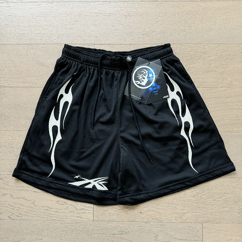 Washed Vintage Casual Shorts 2026 Summer New European and American Trendy Brand Five-Point Shorts（2）