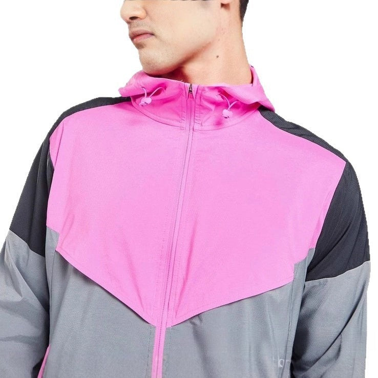 Gmabcd New Model NK Same Style Sports Breathable Color Block Jacket Casual Quick-Dry Hiking Set