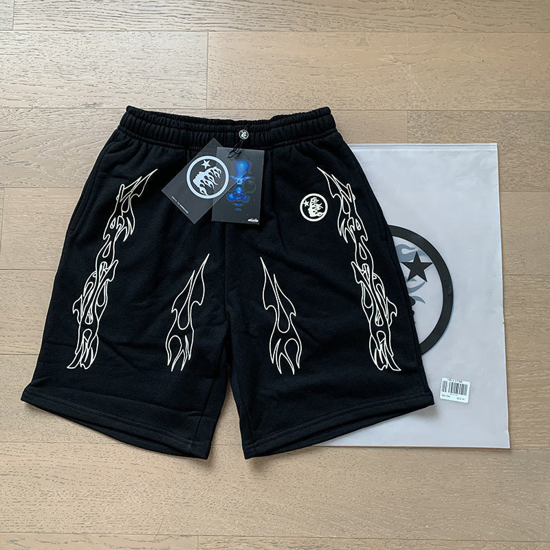 Washed Vintage Casual Shorts 2026 Summer New European and American Trendy Brand Five-Point Shorts（2）
