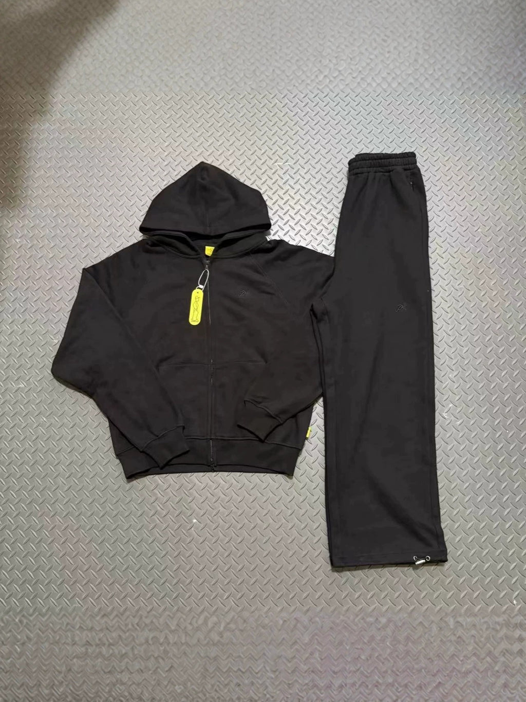 Protect loose sweatpants embroidered round neck sweatshirt set g4
