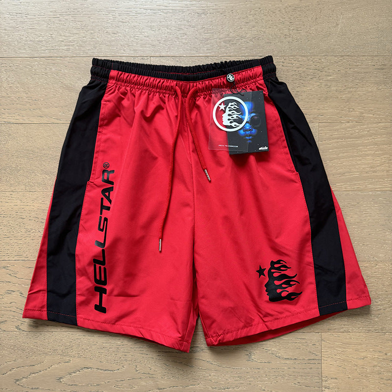 Washed Vintage Casual Shorts 2026 Summer New European and American Trendy Brand Five-Point Shorts