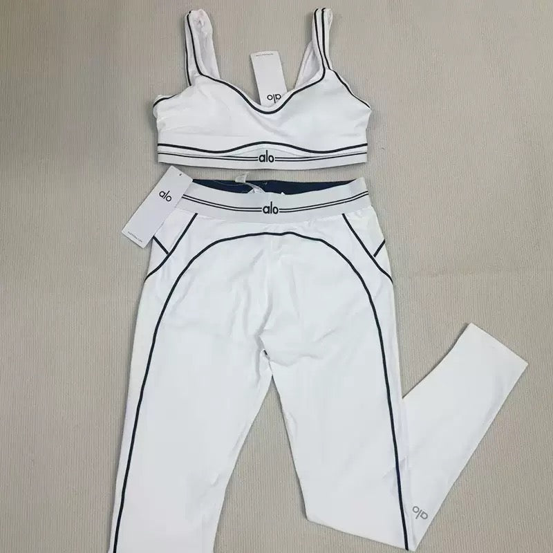 Yoga Set High-Quality Sports Set Pilates Set AIRBRUSH HEART THROB BRA