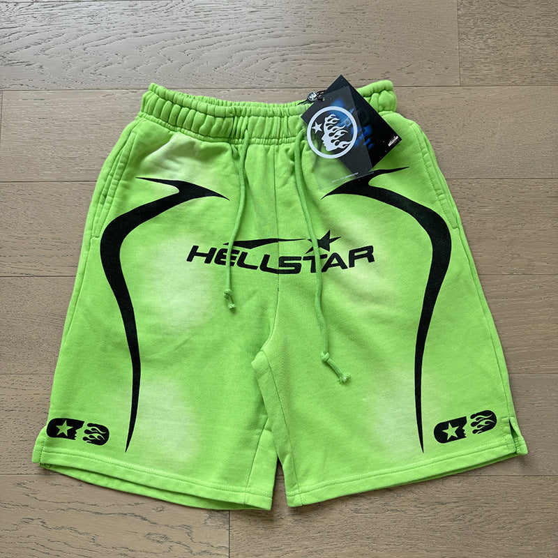 Washed Vintage Casual Shorts 2026 Summer New European and American Trendy Brand Five-Point Shorts（2）