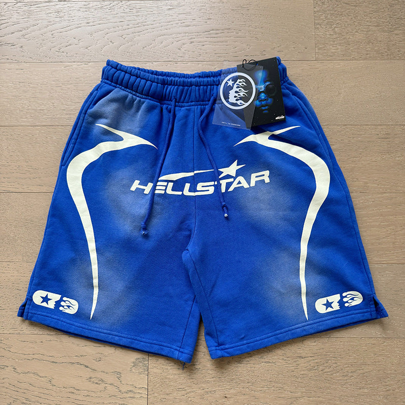Washed Vintage Casual Shorts 2026 Summer New European and American Trendy Brand Five-Point Shorts（2）