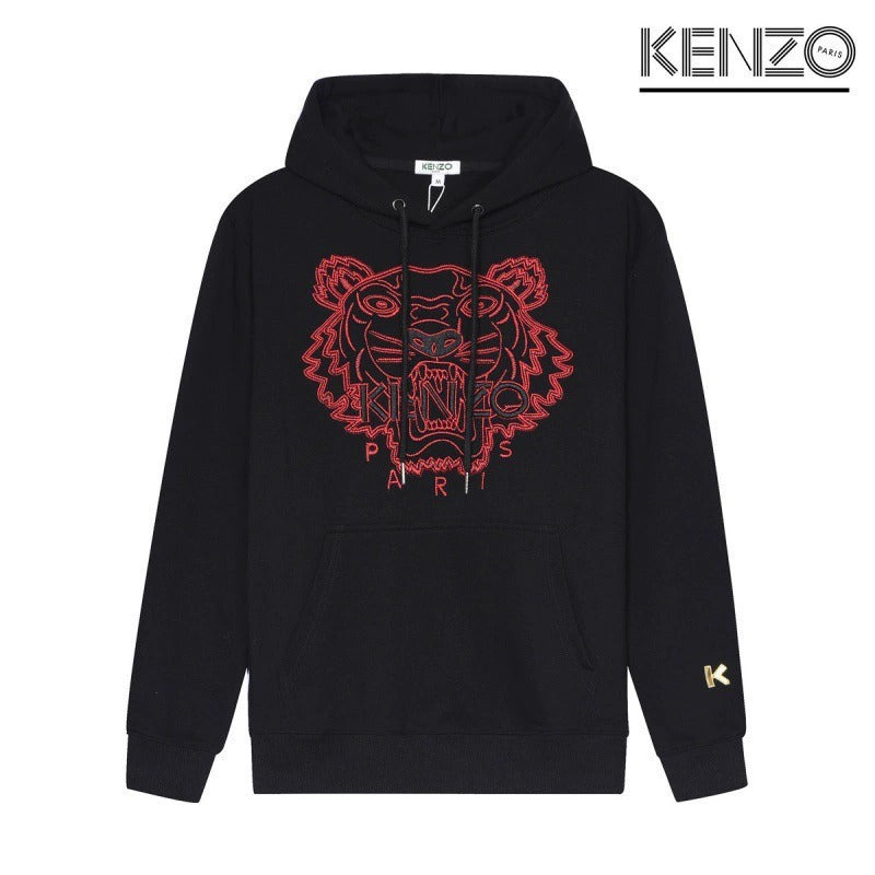 Amuro tiger head print hoodie unisex g10