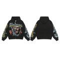 Street hip hop washed retro cotton sweatshirt g6