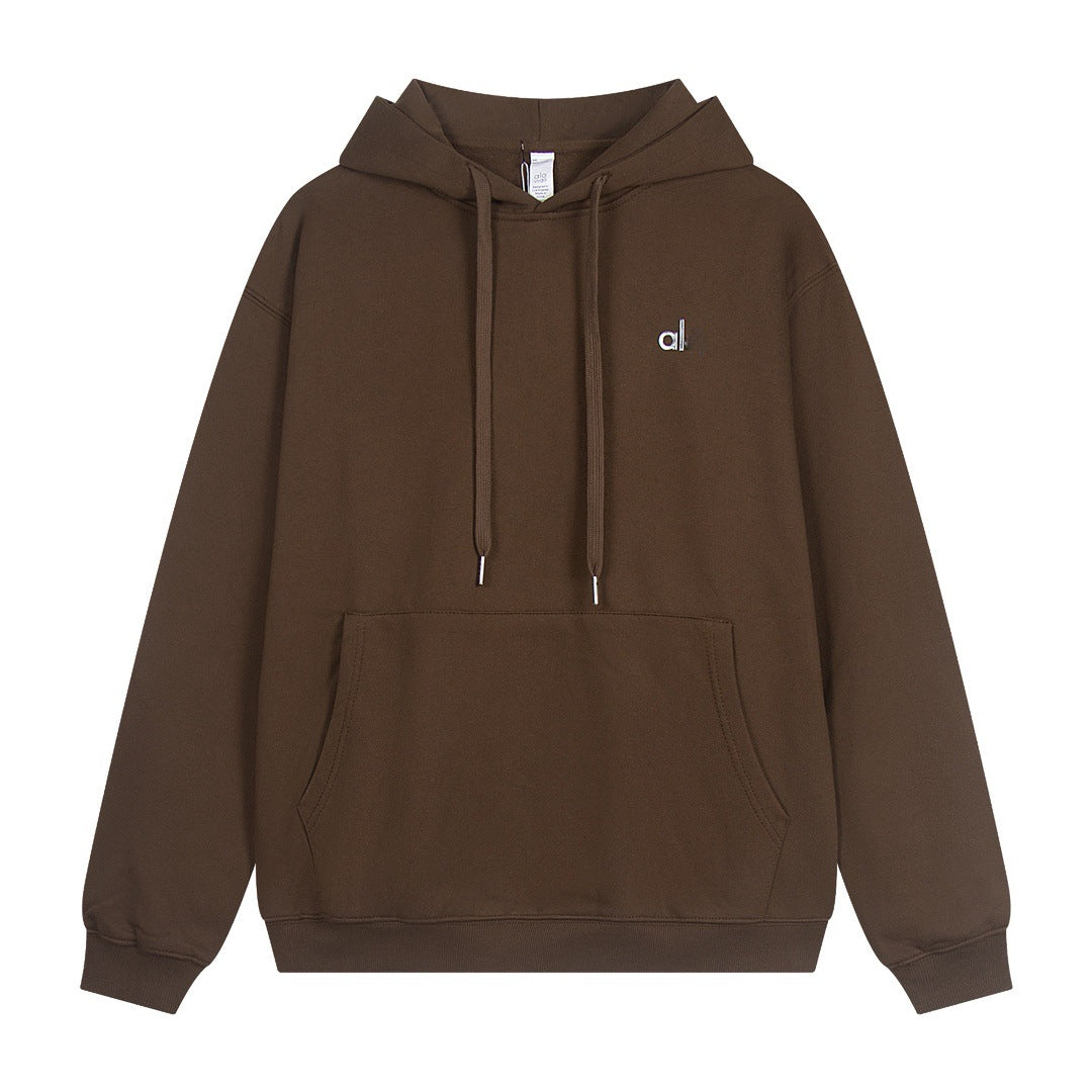 A-L-O Oversized Heavyweight Zip Hoodie Terry Fleece Streetwear Jacket