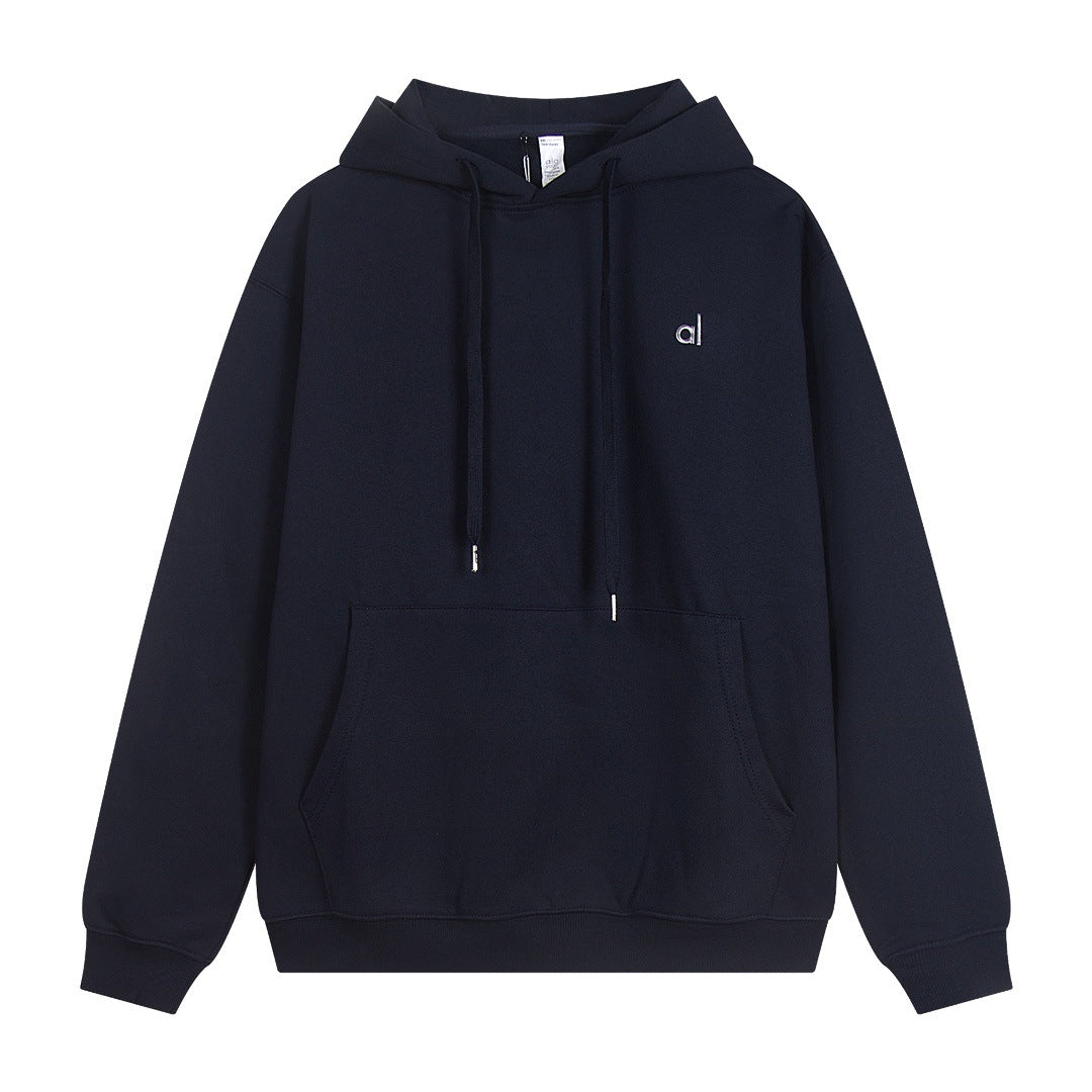 A-L-O Oversized Heavyweight Zip Hoodie Terry Fleece Streetwear Jacket
