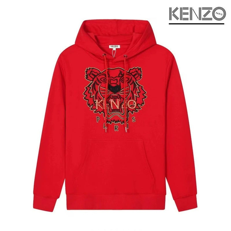 Amuro tiger head print hoodie unisex g8