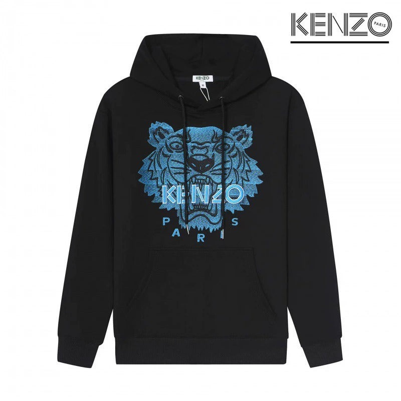 Amuro tiger head print hoodie unisex g15