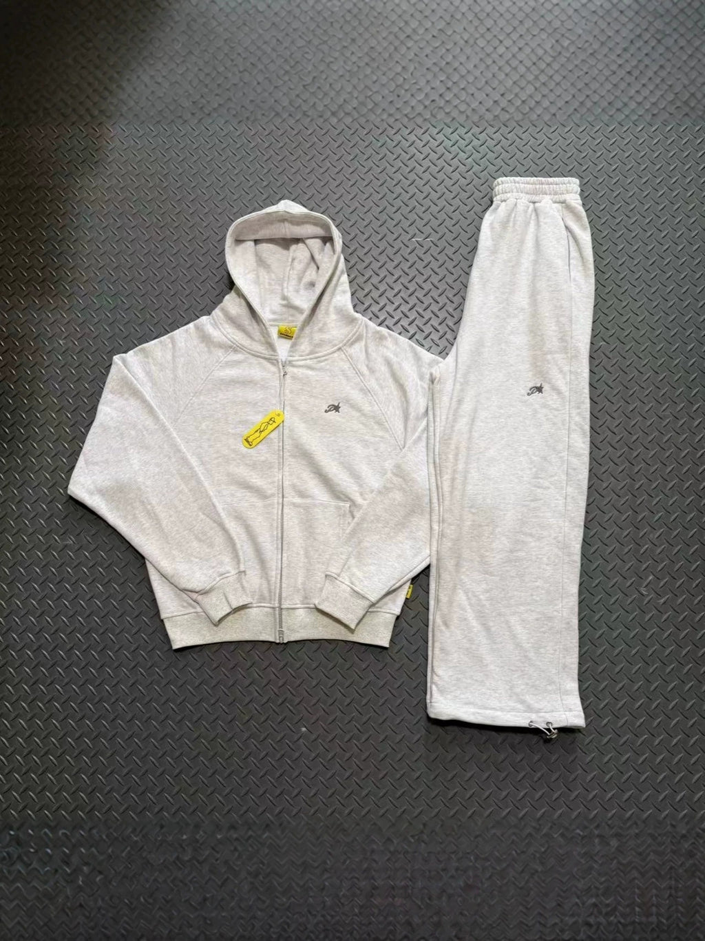 Protect loose sweatpants embroidered round neck sweatshirt set g3