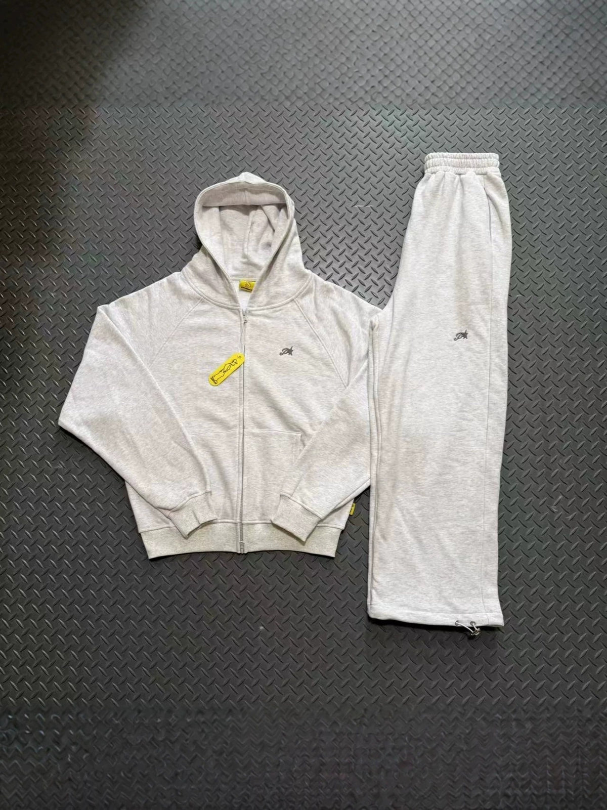 Protect loose sweatpants embroidered round neck sweatshirt set g3