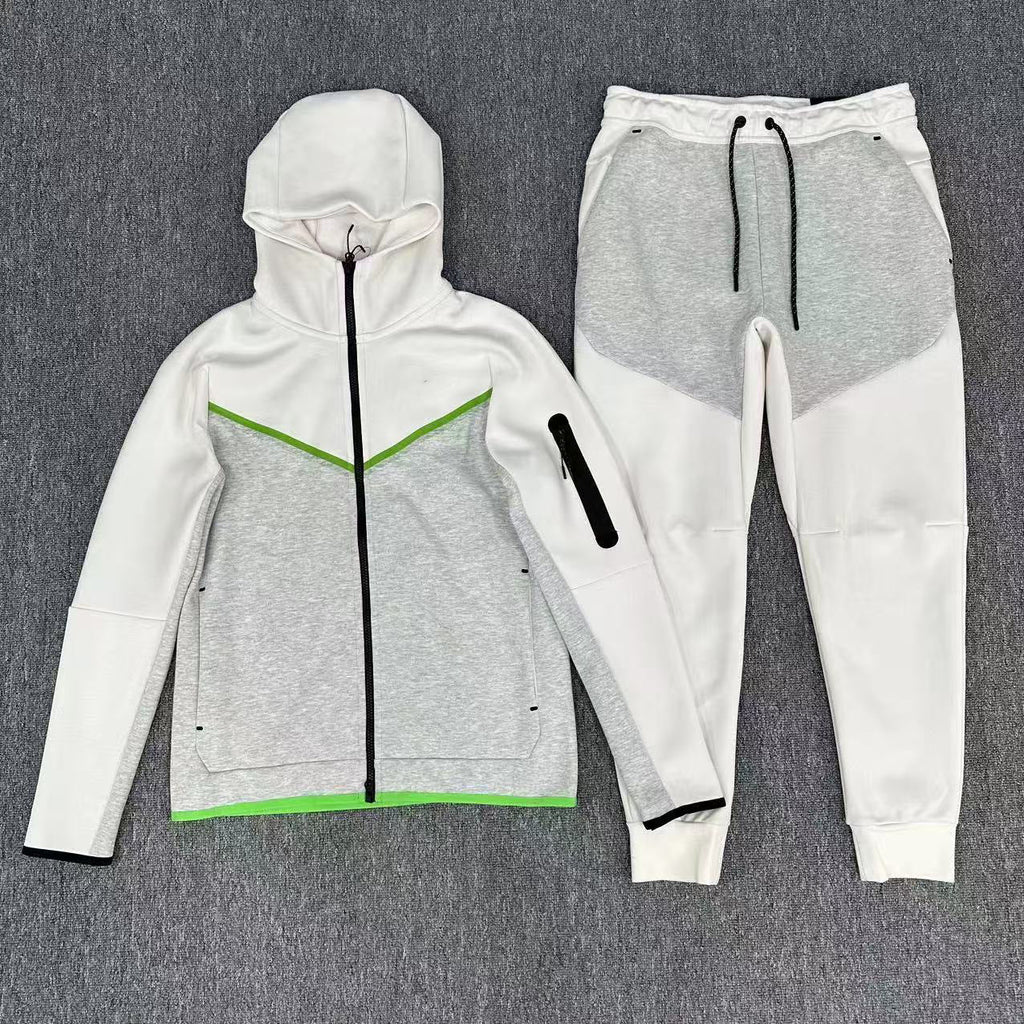 GMabcd 2025 casual sports hooded men's slim fit side zipper jacket