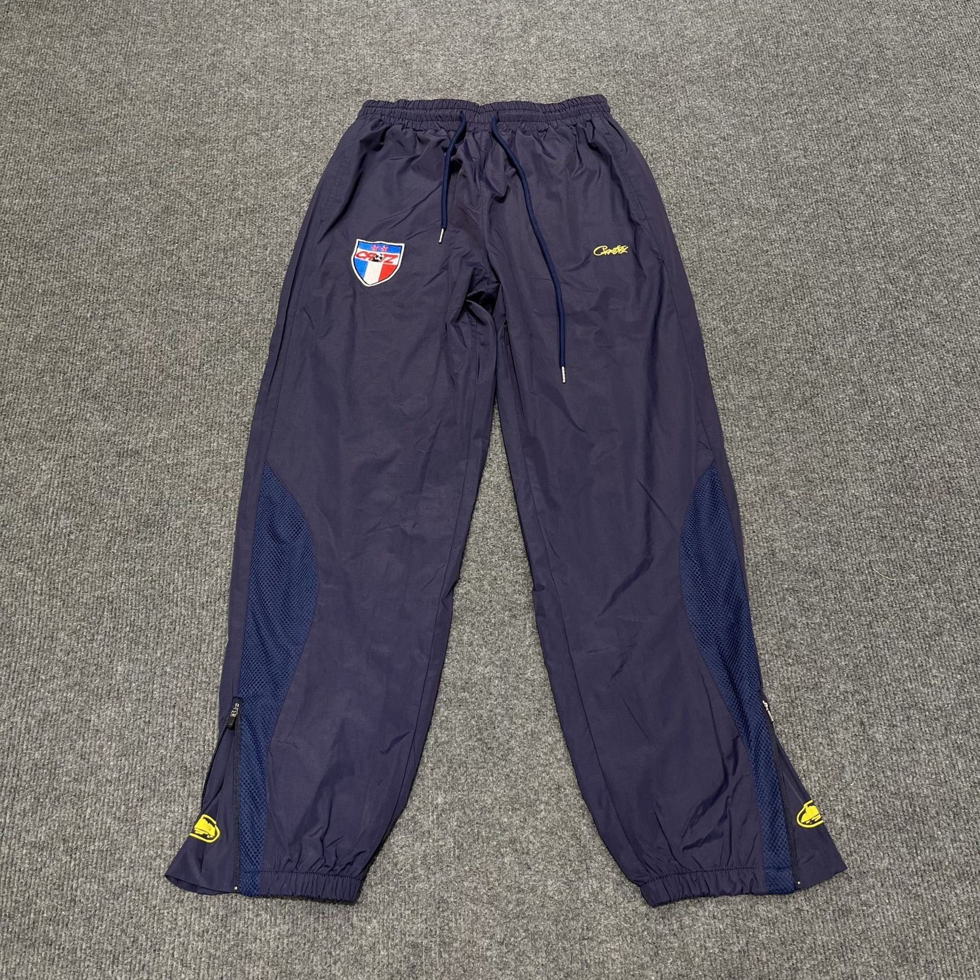 Men's New Corteiz Suit embroidered logo casual sportswear with zipper pants for spring