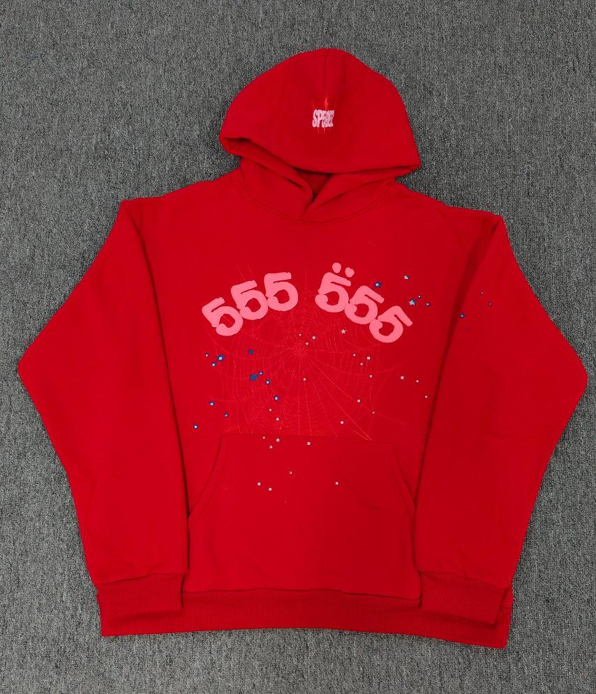 Heavy weight High-Quality Original Sp555der Hoodie 450G Unisex [Fleece Lined]