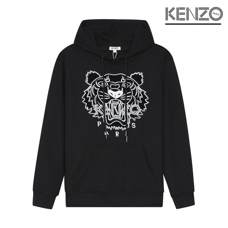 Amuro tiger head print hoodie unisex g14