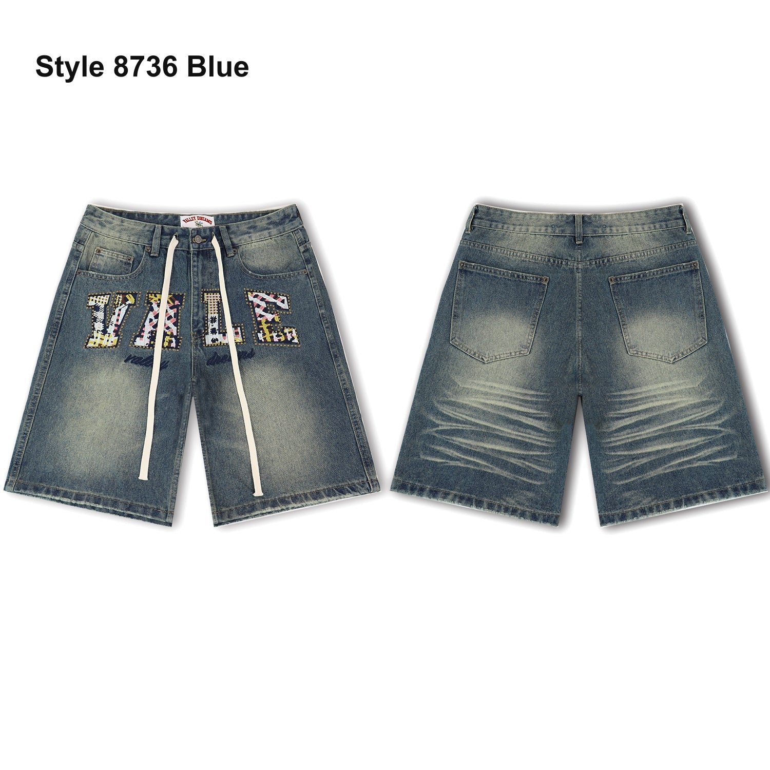 Men's denim shorts – Style 8736 Blue