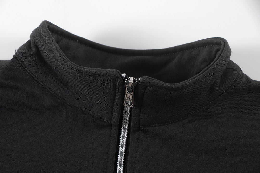 A-L-O Oversized Heavyweight Zip Hoodie Terry Fleece Streetwear Jacket