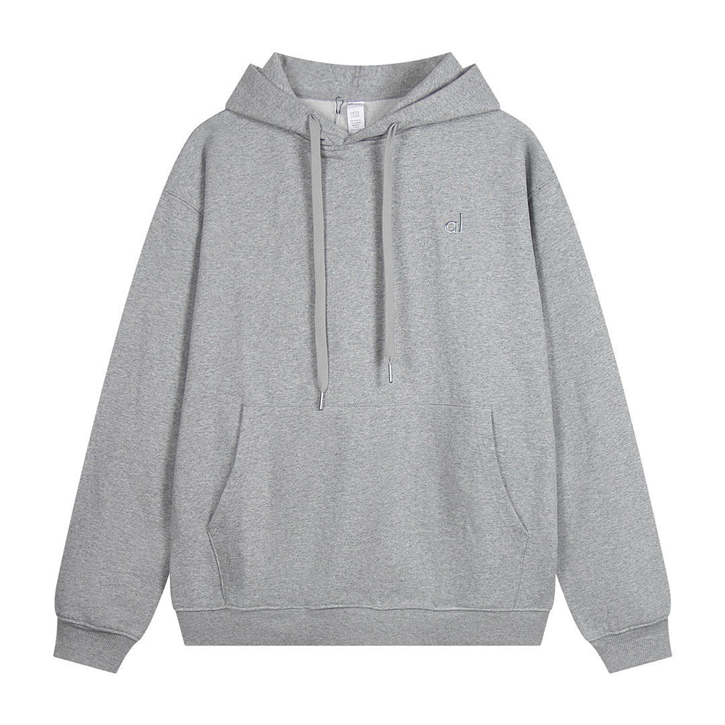 A-L-O Oversized Heavyweight Zip Hoodie Terry Fleece Streetwear Jacket