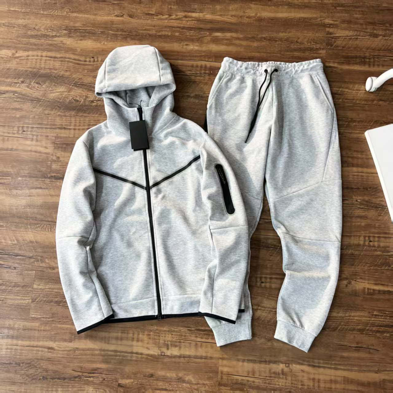 GMabcd 2025 casual sports hooded men's slim fit suit jacket with side zipper