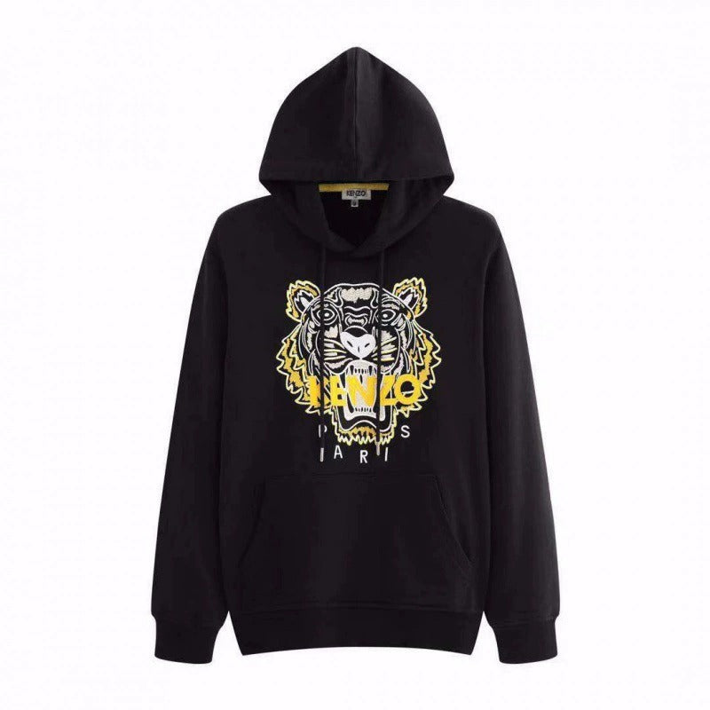 Amuro tiger head print hoodie unisex g4