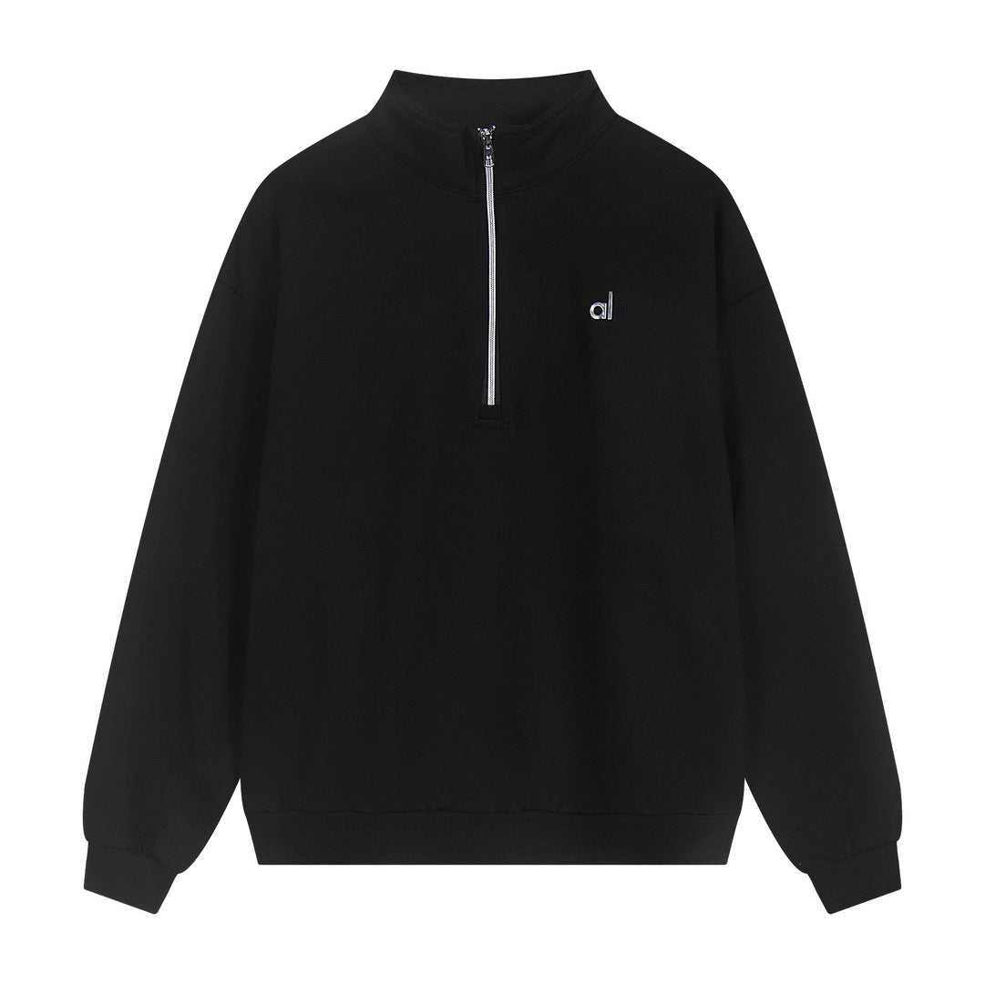 A-L-O Oversized Heavyweight Zip Hoodie Terry Fleece Streetwear Jacket