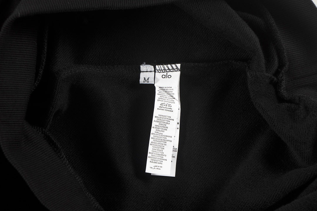A-L-O Oversized Heavyweight Zip Hoodie Terry Fleece Streetwear Jacket