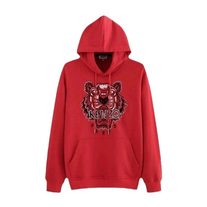 Amuro tiger head print hoodie unisex g5