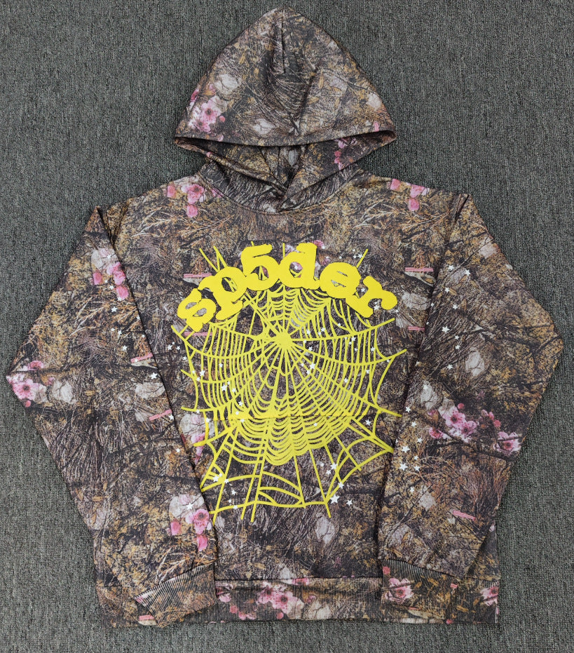 Heavy weight High-Quality Original Sp555der Hoodie 450G Unisex [Fleece Lined]