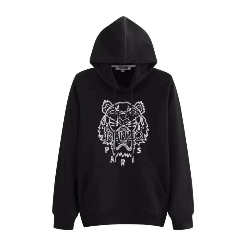 Amuro tiger head print hoodie unisex g21