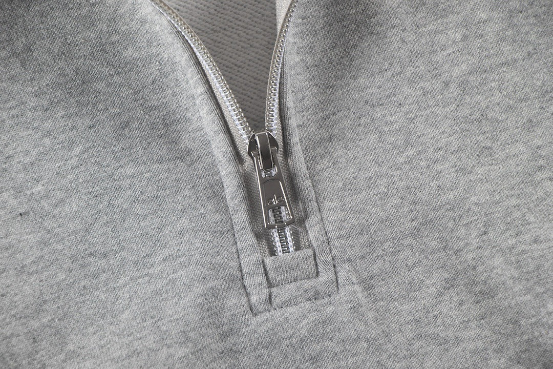 A-L-O Oversized Heavyweight Zip Hoodie Terry Fleece Streetwear Jacket