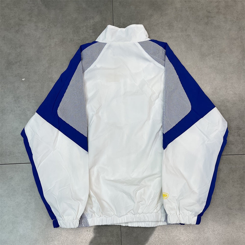 Gmabcd New Corteiz Alcatraz Embroidered Logo Woven Casual Sports Suit Spring Thin Long Pants with Zipper