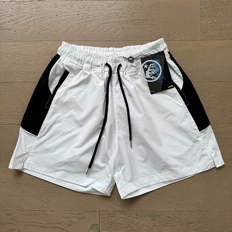 Washed Vintage Casual Shorts 2026 Summer New European and American Trendy Brand Five-Point Shorts（2）