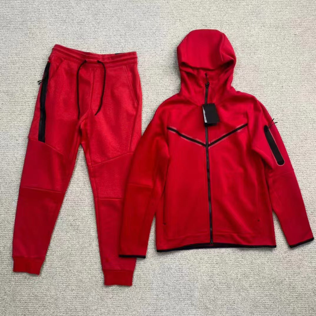 GMabcd 2025 slim fit casual sports hooded men's jacket with side zipper