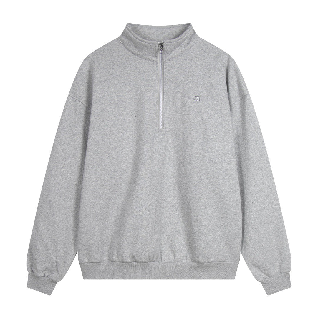 A-L-O Oversized Heavyweight Zip Hoodie Terry Fleece Streetwear Jacket