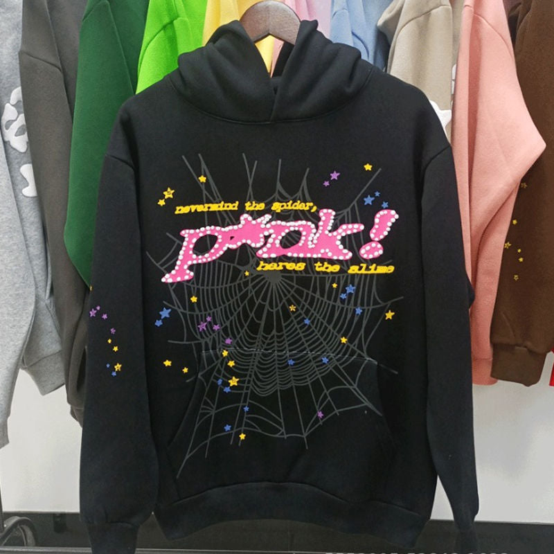 Heavy weight High-Quality Original Sp555der Hoodie 450G Unisex [Fleece Lined]