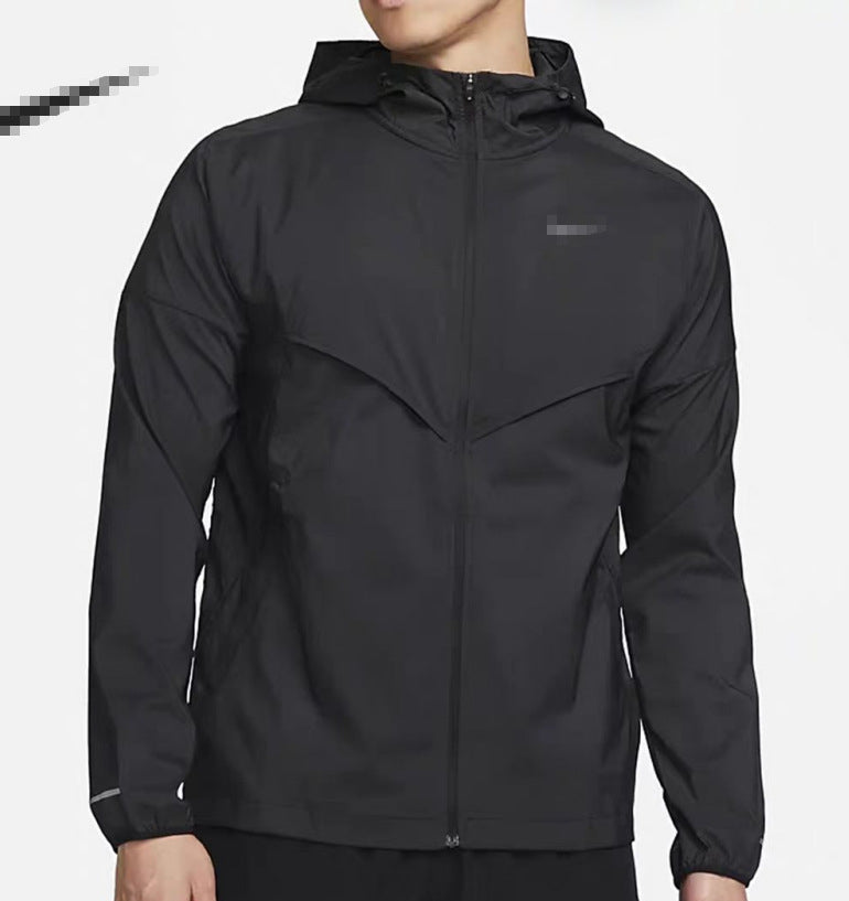 Gmabcd New Model NK Same Style Sports Breathable Color Block Jacket Casual Quick-Dry Hiking Set