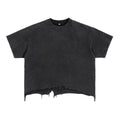 VARIANT_IMAGE::Black | Distressed boxy cotton T-shirt