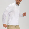 VARIANT_IMAGE::White | Men's lightweight hooded zip jacket