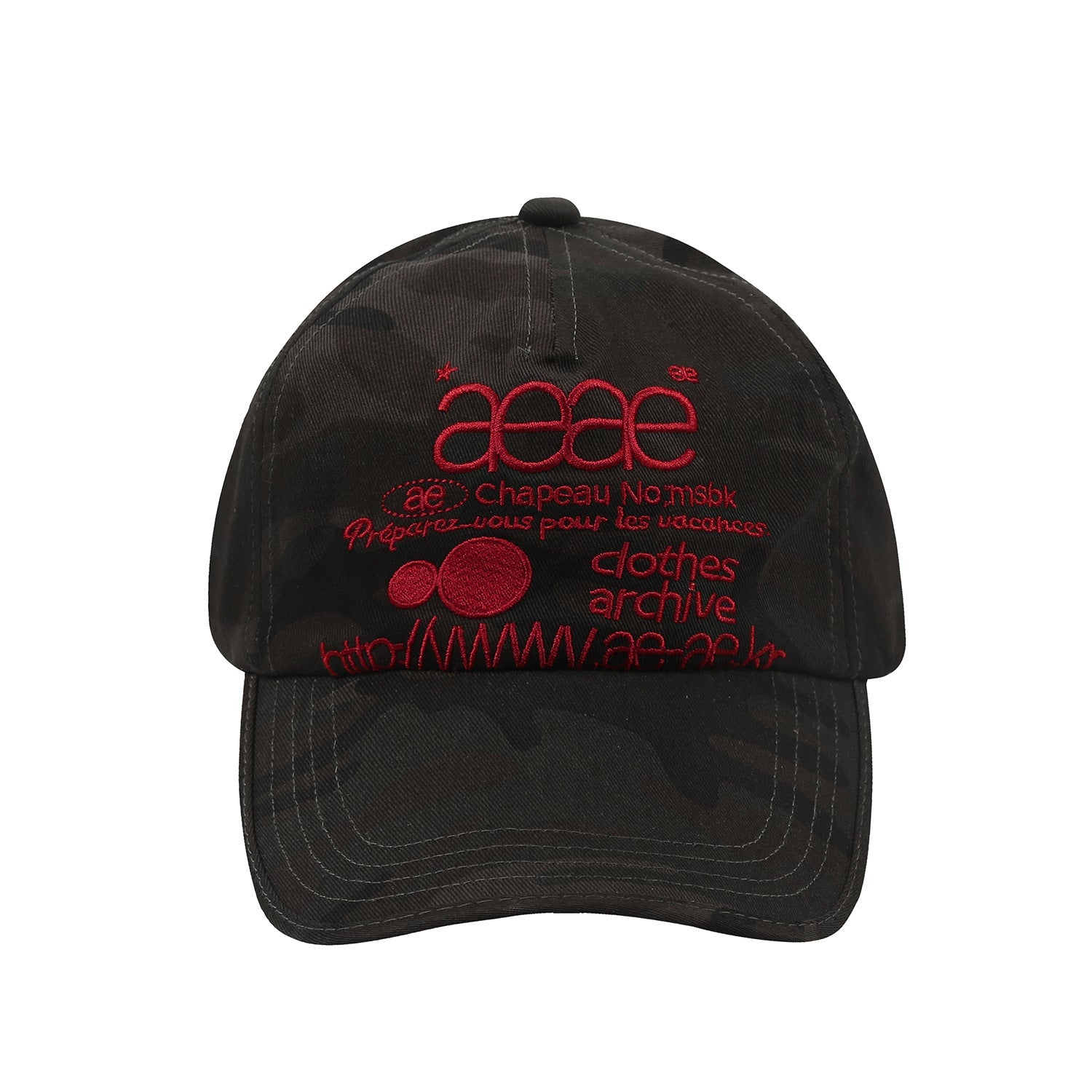 VARIANT_IMAGE::Dark Camouflage | AEAE embroidered camouflage baseball cap