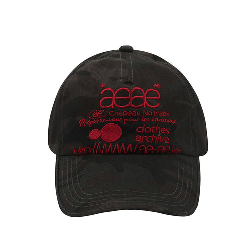 VARIANT_IMAGE::Dark Camouflage | AEAE embroidered camouflage baseball cap