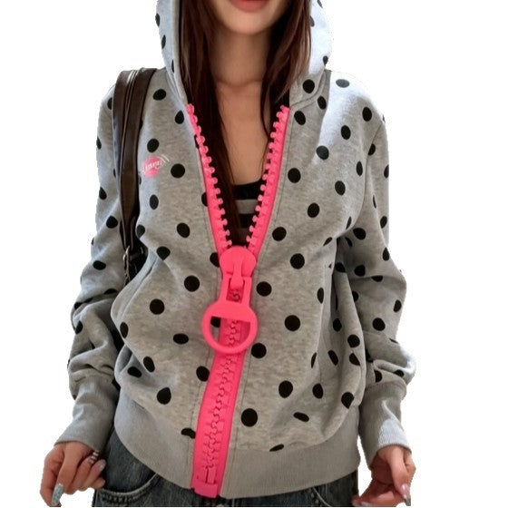 GMabcd oversized full zip hoodie streetwear