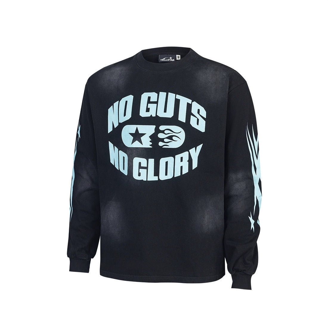 Variant image – 05 Black graphic long-sleeve T-shirt