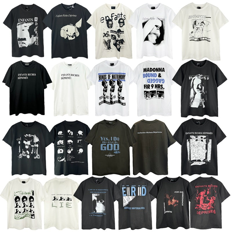 Vintage graphic cotton T-shirt lifestyle image 1